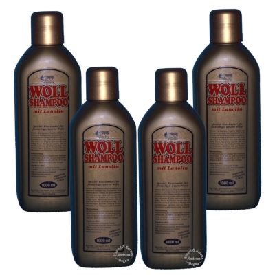 4 x 1000ml Carpet Shampoo for the Kirby Vacuum Cleaner & Wool Detergent - Citrus Scent