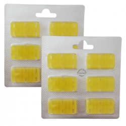2 x 6 fragrance chips fragrance Lemon for Vorwerk Kobold 130-131-135-136-140 and Tiger 260 (6 pieces)