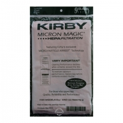 9er pack Original Kirby Filter Bags / Vacuum Cleaner Bags Modele Production Series G6 / G7 Ultimate